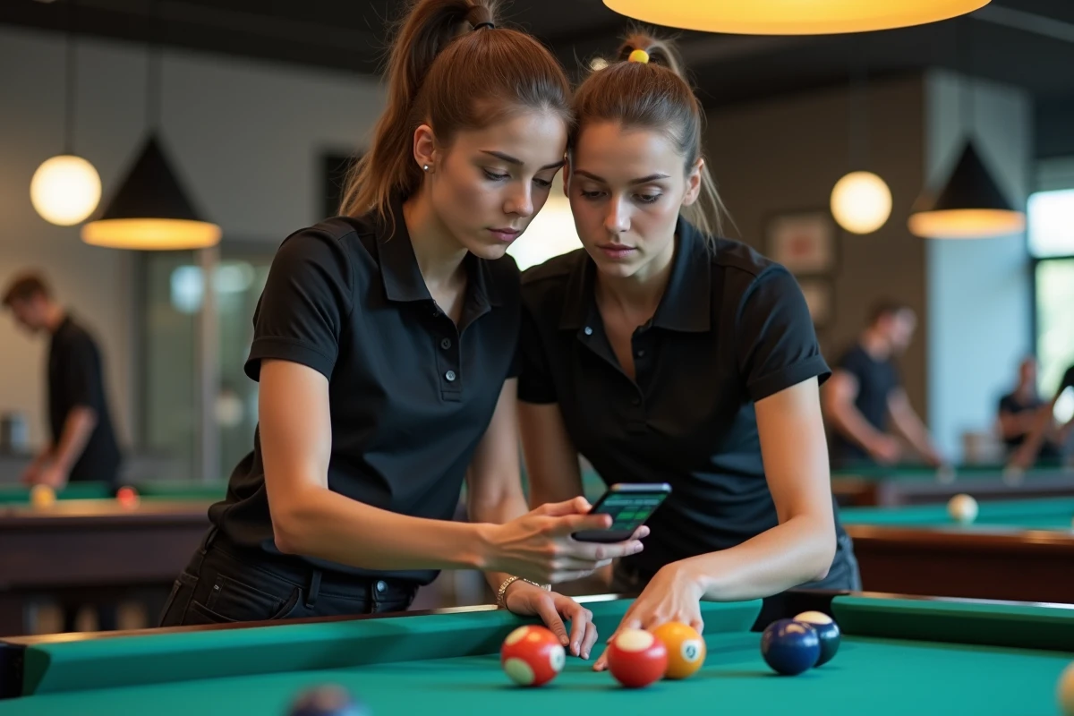 Jeune femme expliquant un calcul d