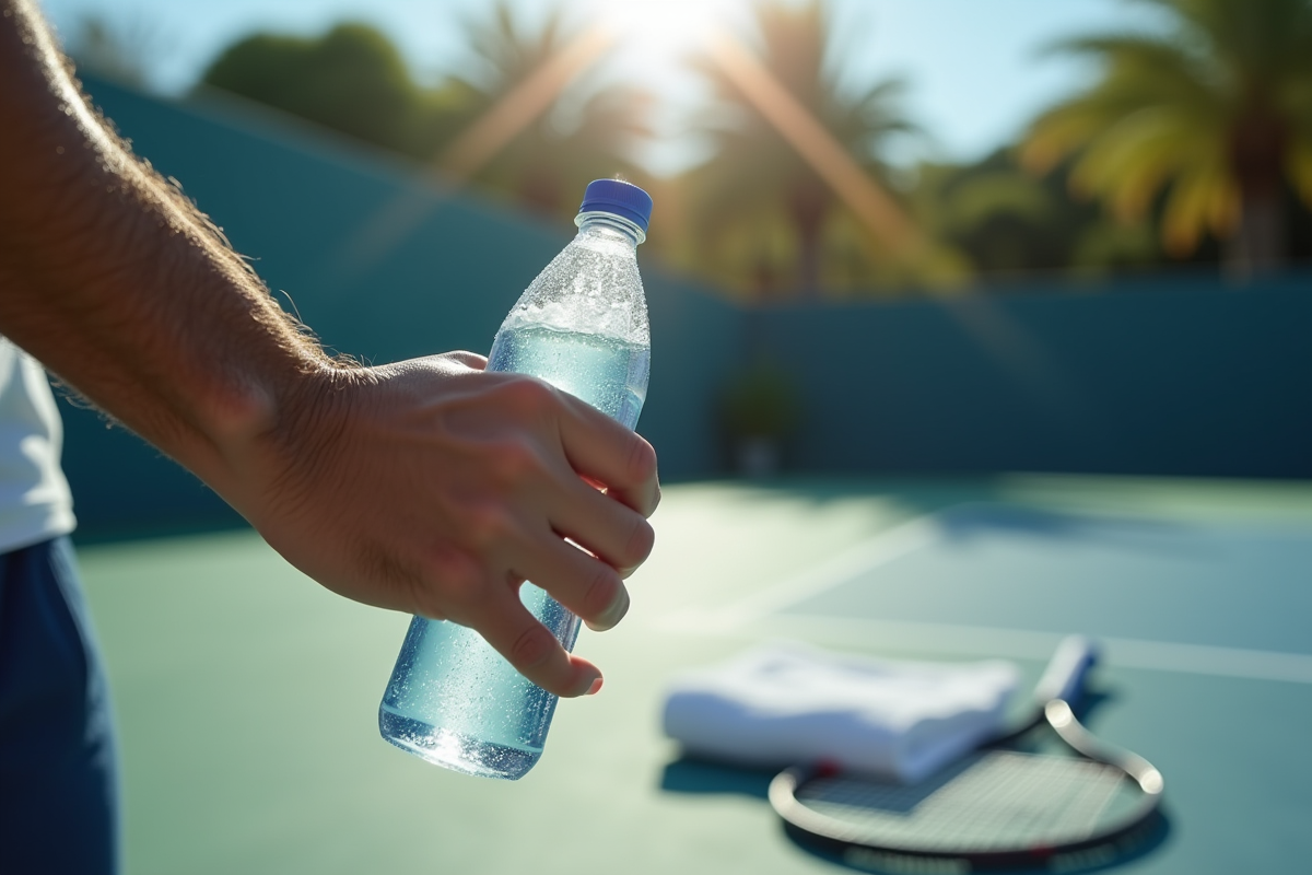 L’eau de choix de Djokovic pour rester hydraté