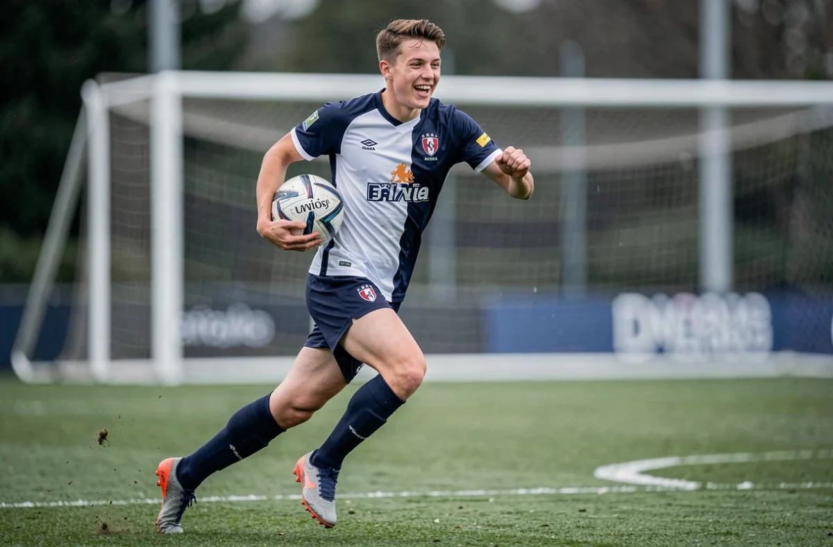 Louis Bielle-Biarrey en pleine course avec le ballon en maillot de Bordeaux-Bègles, illustrant un salaire en dessous de sa valeur marchande